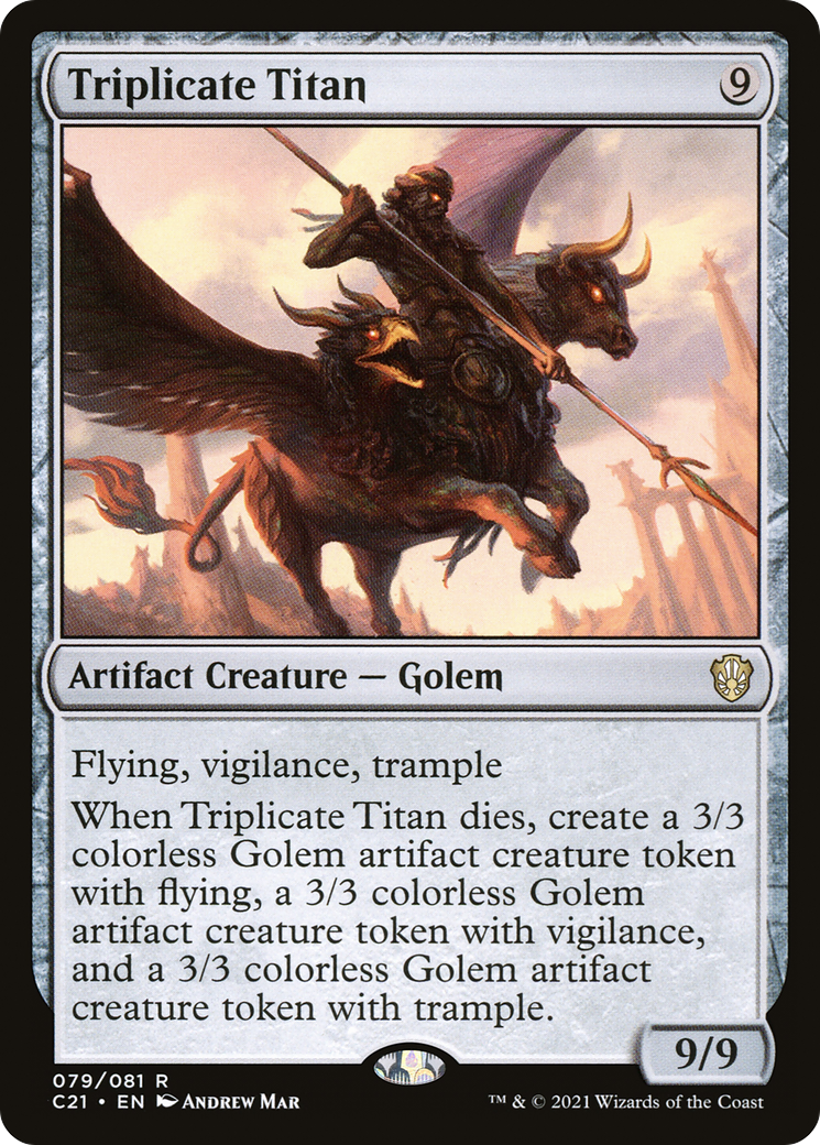 Triplicate Titan (C21-079) [Commander 2021] MTG Single Wizards of the Coast