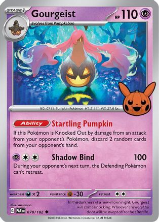 Gourgeist (78) [Misc: Trick or Trade BOOster Bundle 2024] Pokemon Single Pokémon