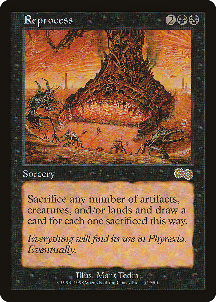 Reprocess (USG-154) [Urza's Saga] MTG Single Wizards of the Coast