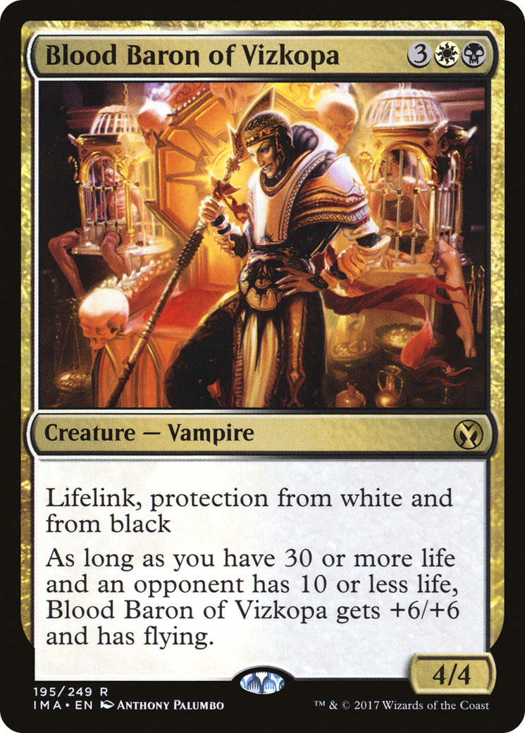Blood Baron of Vizkopa (IMA-195) [Iconic Masters] Foil MTG Single Wizards of the Coast