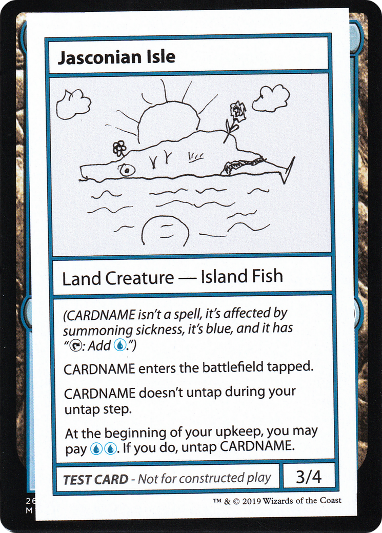 Jasconian Isle (CMB1-117) [Mystery Booster] Playtest Cards 2021 MTG Single Wizards of the Coast