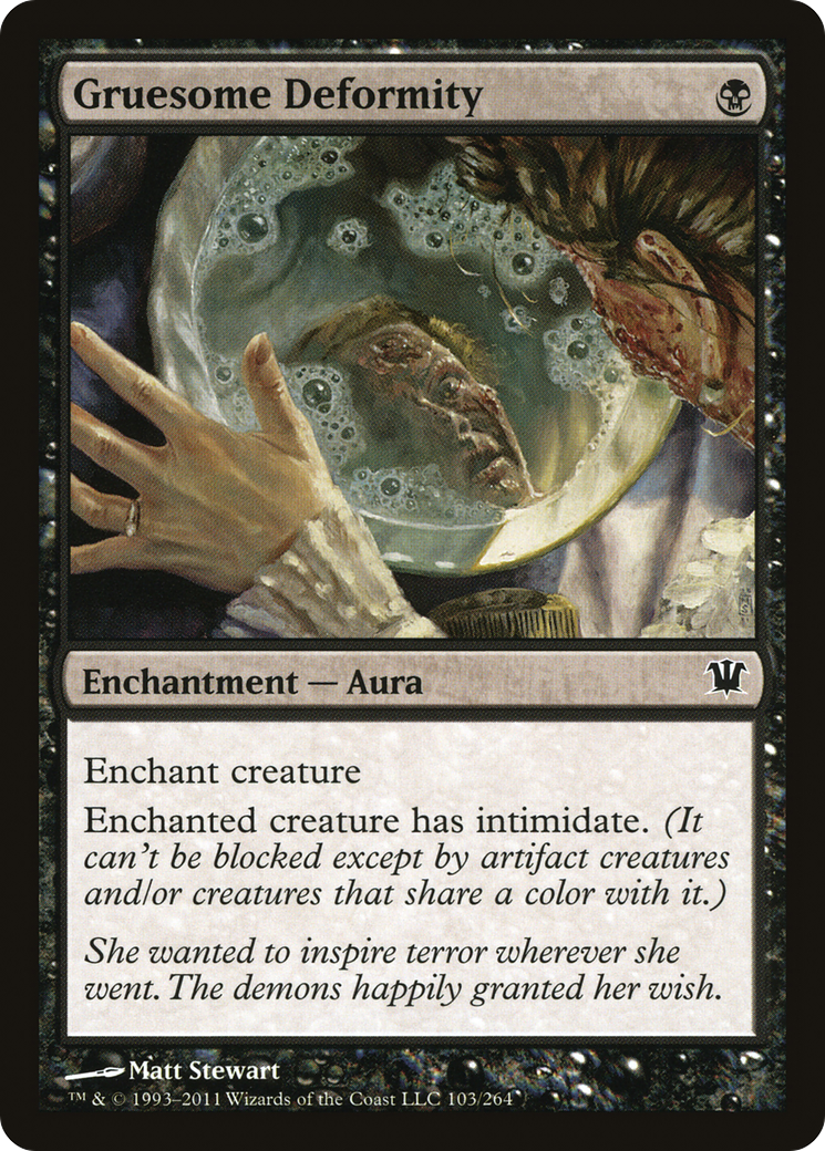 Gruesome Deformity (ISD-103) [Innistrad] Foil MTG Single Wizards of the Coast