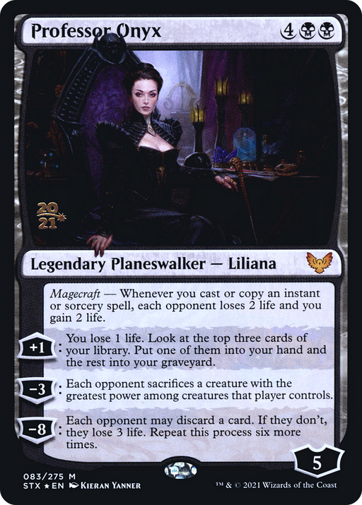 Professor Onyx (PRE-083) [Strixhaven: School of Mages Promos] Foil MTG Single Wizards of the Coast