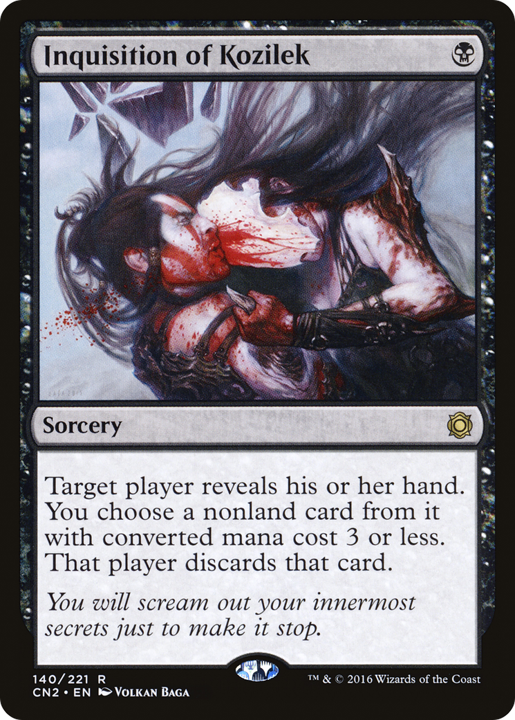 Inquisition of Kozilek (CN2-140) [Conspiracy: Take the Crown] Foil MTG Single Wizards of the Coast