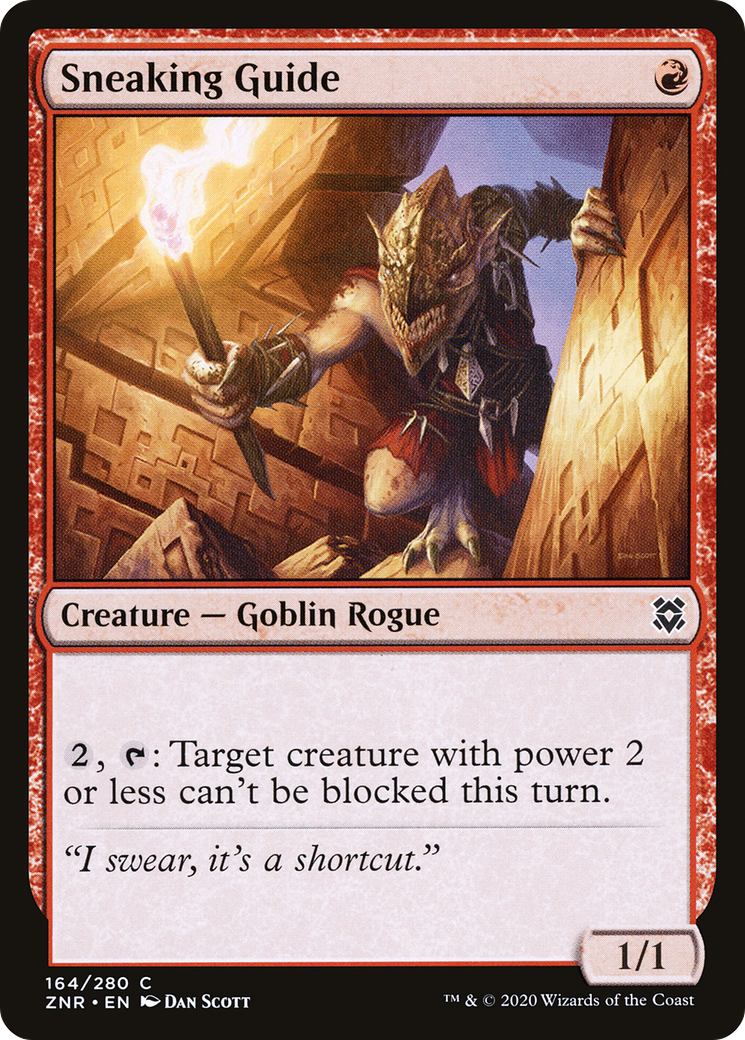 Sneaking Guide (ZNR-164) [Zendikar Rising] MTG Single Wizards of the Coast