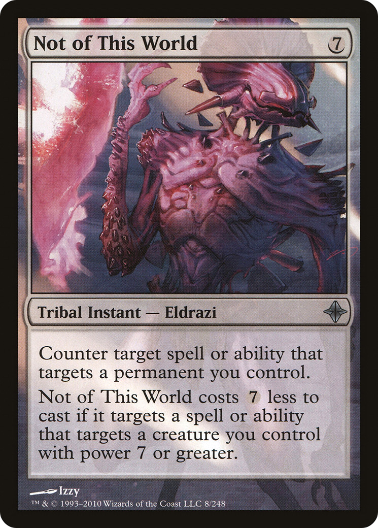 Not of This World (ROE-008) [Rise of the Eldrazi] MTG Single Wizards of the Coast
