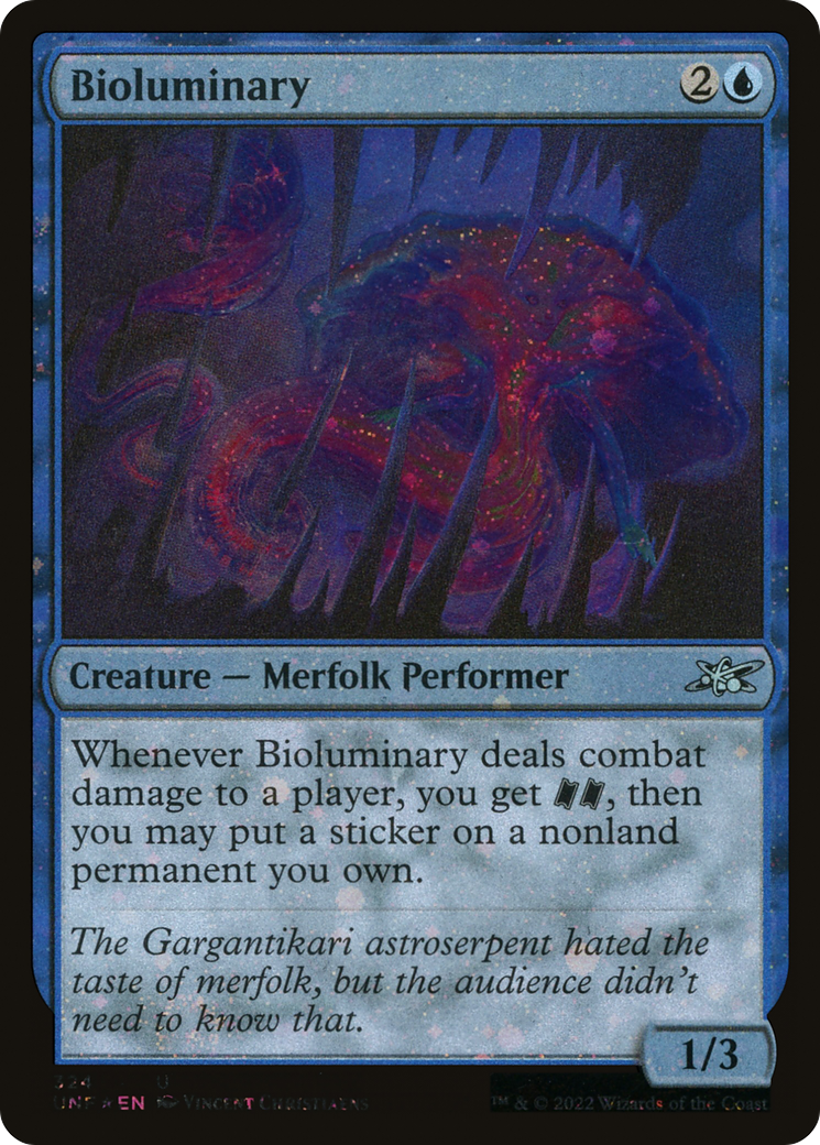 Bioluminary (Galaxy Foil) (UNF-324) [Unfinity] Foil MTG Single Wizards of the Coast