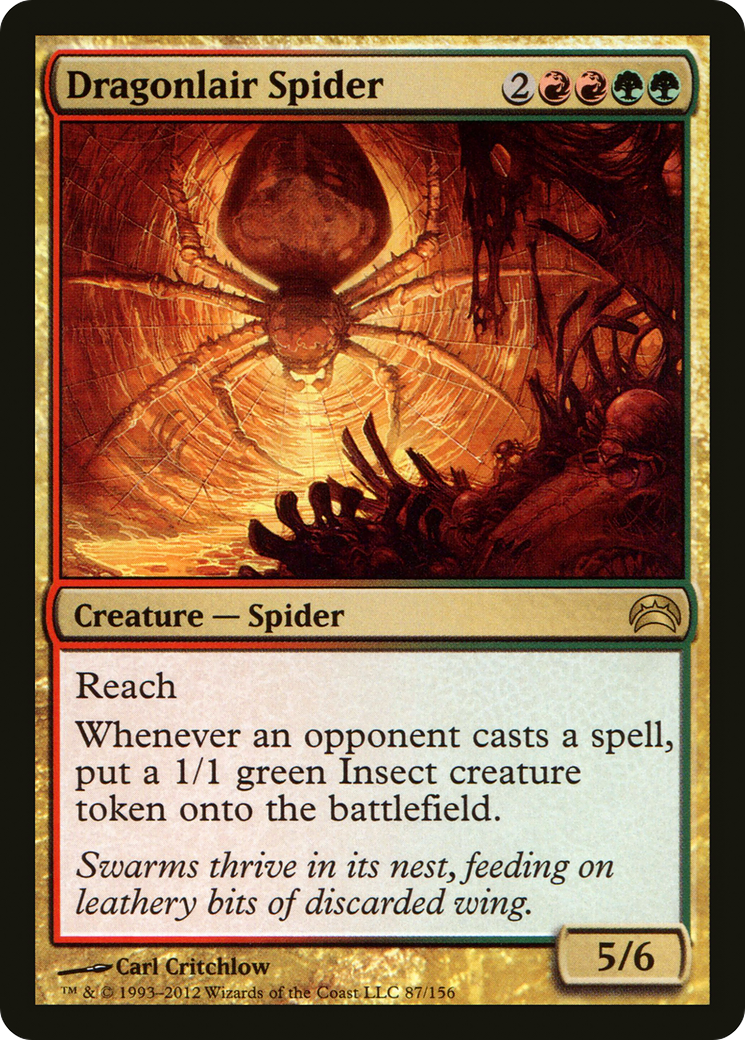 Dragonlair Spider (PC2-087) [Misc] Planechase 2012 MTG Single Wizards of the Coast
