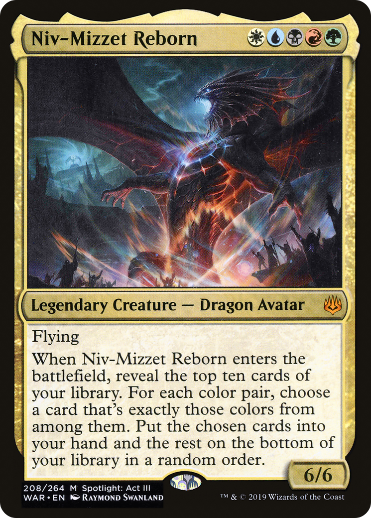 Niv-Mizzet Reborn (WAR-208) [War of the Spark] MTG Single Wizards of the Coast