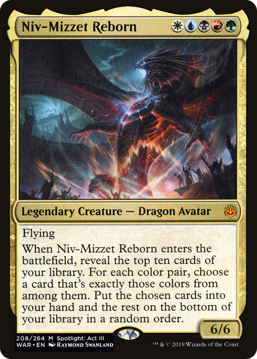 Niv-Mizzet Reborn (WAR-208) [War of the Spark] MTG Single Wizards of the Coast