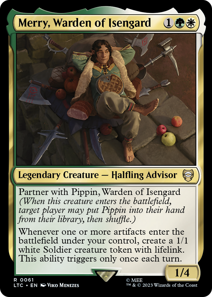 Merry, Warden of Isengard (LTC-061) [Tales of Middle-earth Commander] MTG Single Wizards of the Coast