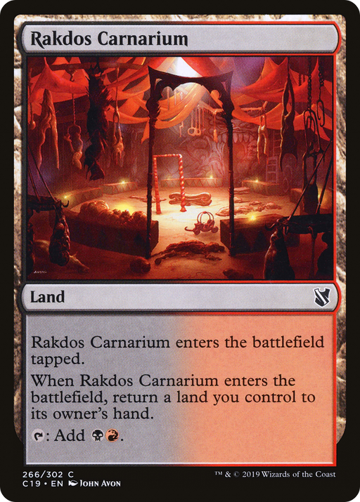 Rakdos Carnarium (C19-266) [Commander 2019] MTG Single Wizards of the Coast