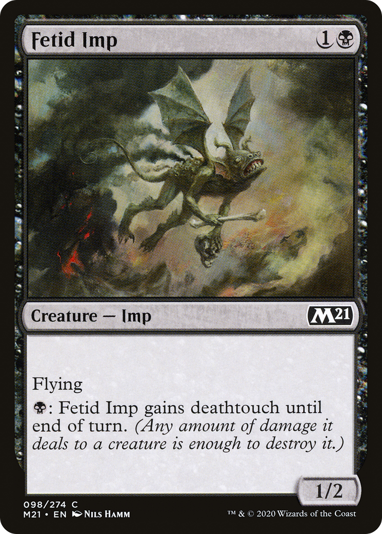 Fetid Imp (M21-098) [Core Set 2021] Foil MTG Single Wizards of the Coast