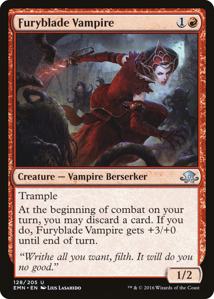Furyblade Vampire (EMN-128) [Eldritch Moon] Foil MTG Single Wizards of the Coast