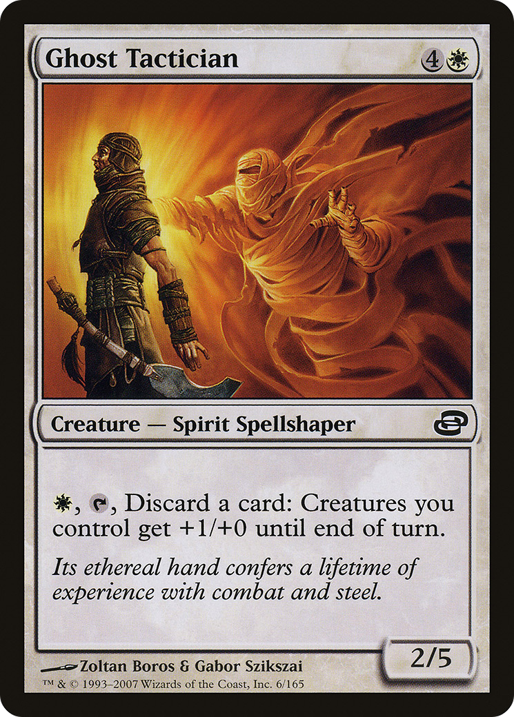 Ghost Tactician (PLC-006) [Planar Chaos] MTG Single Planar Chaos