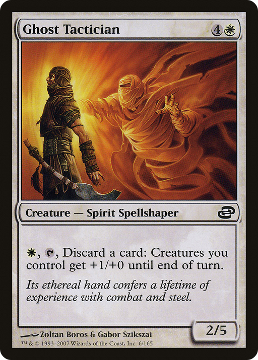 Ghost Tactician (PLC-006) [Planar Chaos] Foil MTG Single Planar Chaos