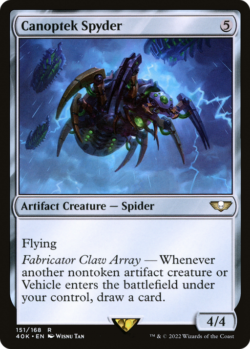 Canoptek Spyder (40K-151) [Warhammer 40,000 Commander] MTG Single Wizards of the Coast