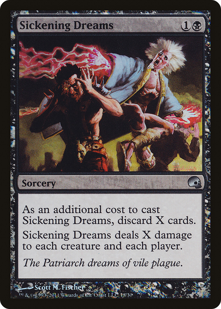 Sickening Dreams (GRV-018) [Misc] Premium Deck Series: Graveborn Foil MTG Single Wizards of the Coast
