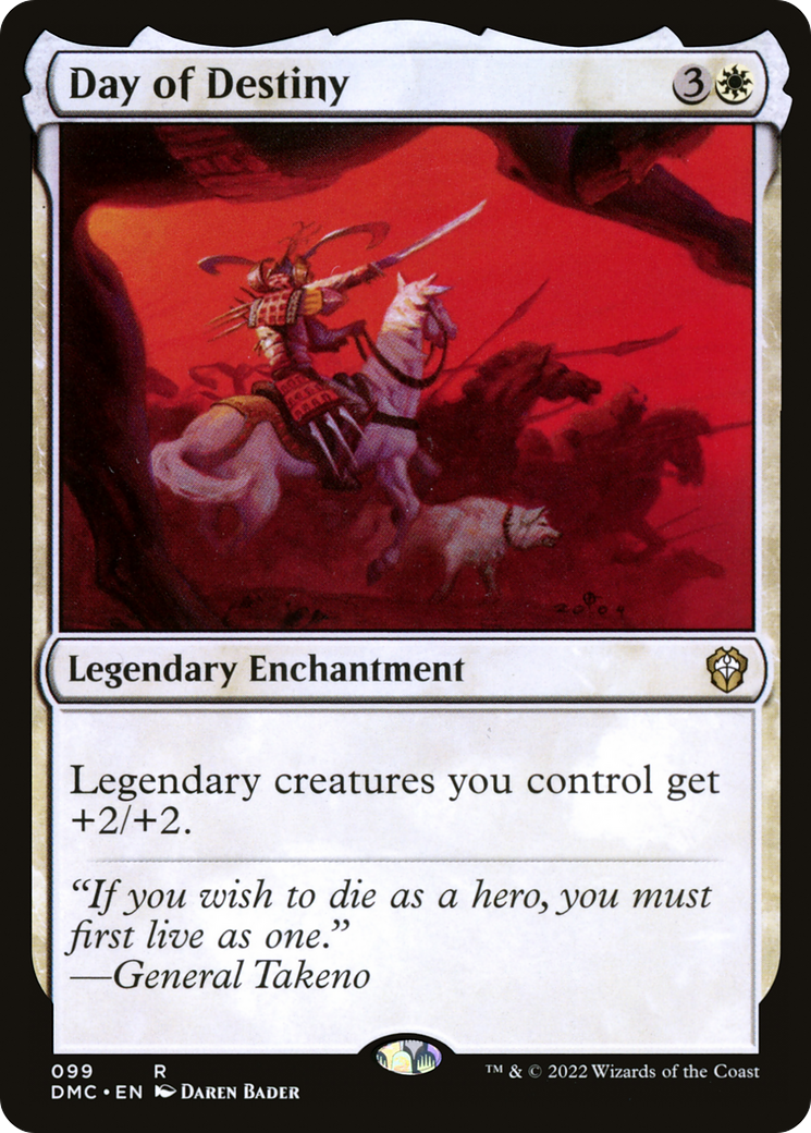 Day of Destiny (DMC-099) [Dominaria United Commander] MTG Single Wizards of the Coast