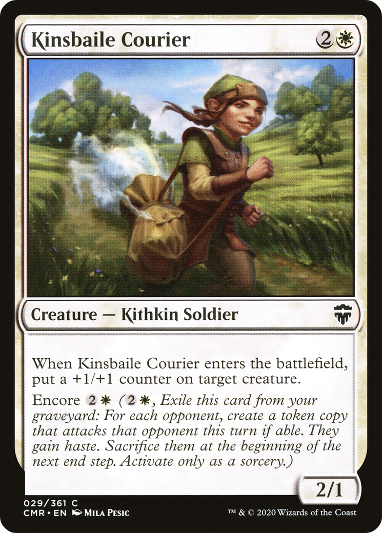 Kinsbaile Courier (CMR-029) [Commander Legends] MTG Single Wizards of the Coast