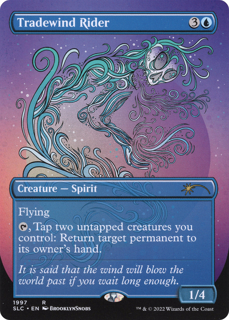 Tradewind Rider (SLC-1997) [Secret Lair] Countdown Kit (Borderless) Foil MTG Single Wizards of the Coast