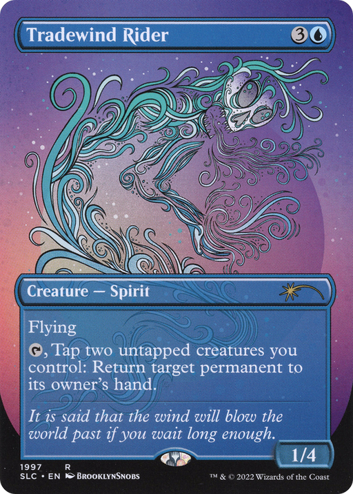 Tradewind Rider (SLC-1997) [Secret Lair] Countdown Kit (Borderless) MTG Single Wizards of the Coast