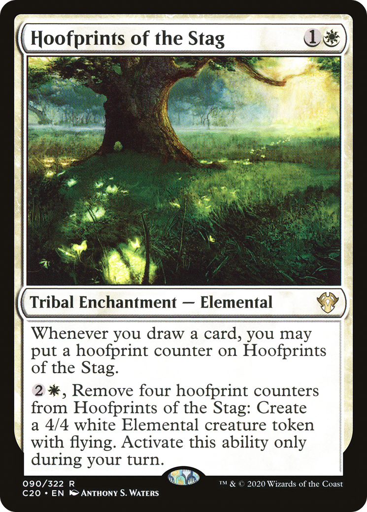 Hoofprints of the Stag (C20-090) [Commander 2020] MTG Single Wizards of the Coast