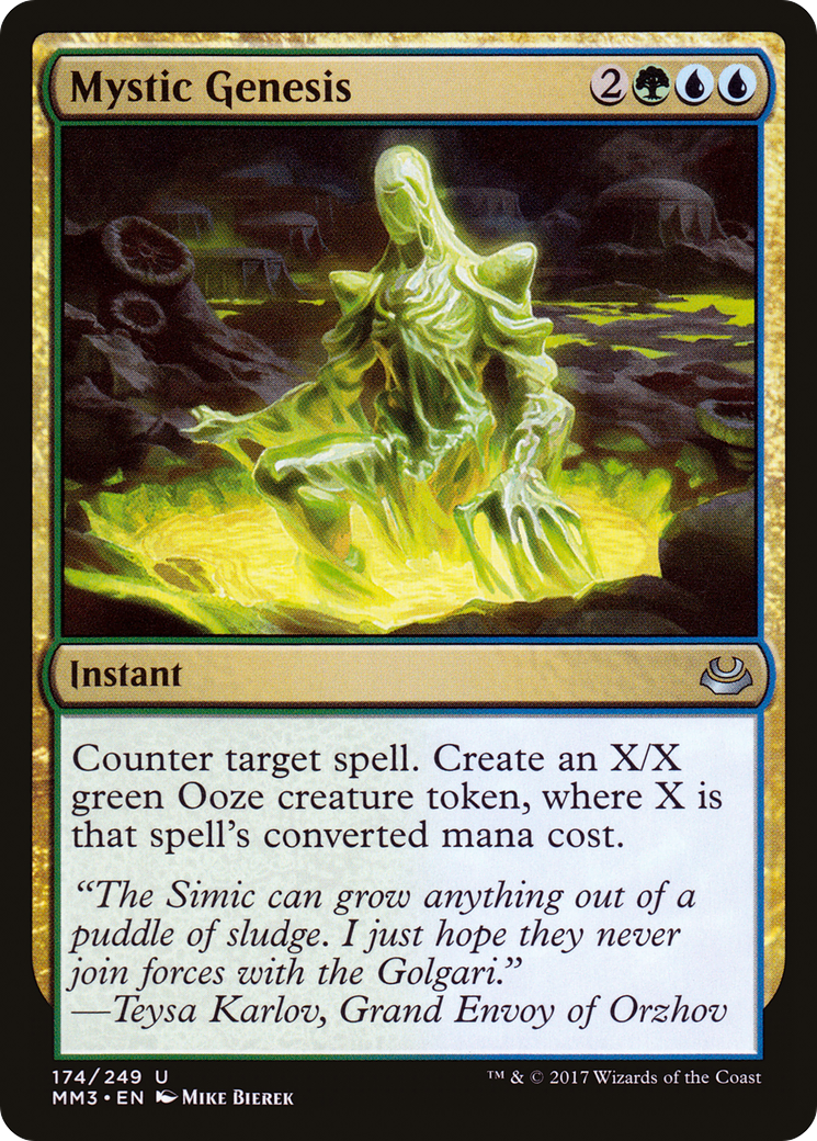 Mystic Genesis (MM3-174) [Modern Masters 2017] Foil MTG Single Modern Masters 2017