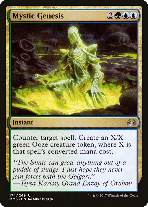 Mystic Genesis (MM3-174) [Modern Masters 2017] MTG Single Modern Masters 2017