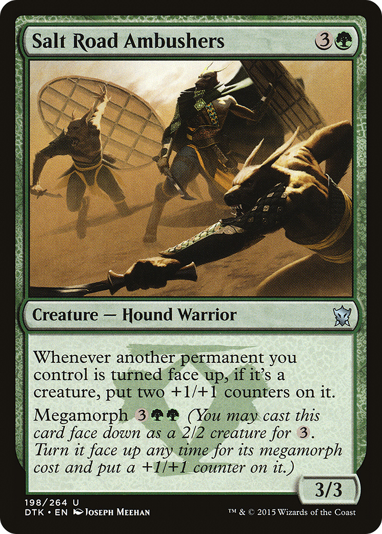 Salt Road Ambushers (DTK-198) [Dragons of Tarkir] MTG Single Wizards of the Coast