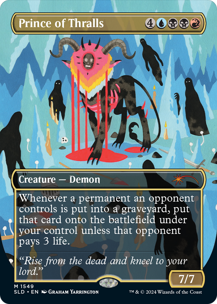 Prince of Thralls (SLD-1549) [Secret Lair] Drop (Borderless) MTG Single Wizards of the Coast