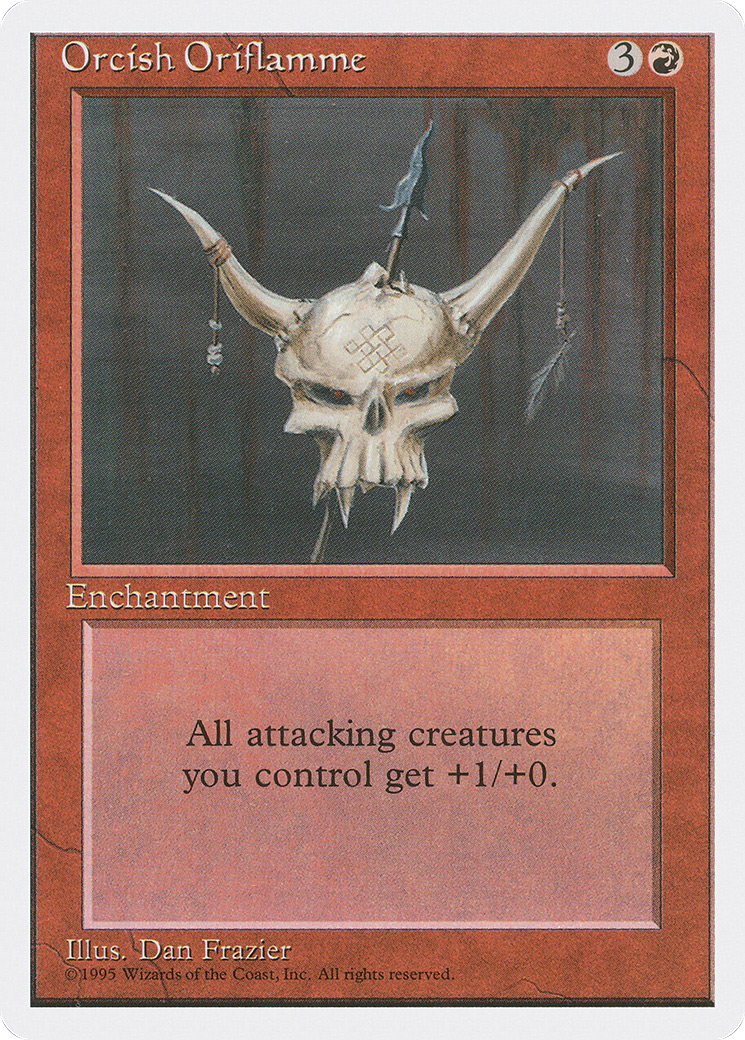 Orcish Oriflamme (4ED-215) [Fourth Edition] MTG Single Wizards of the Coast