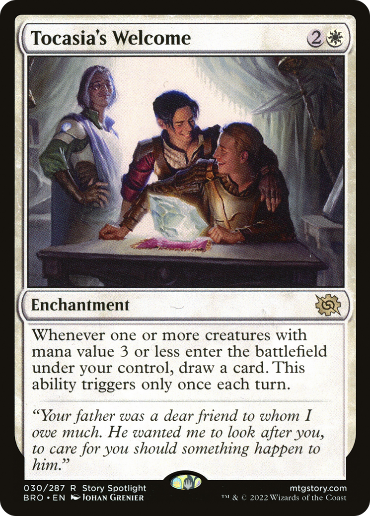 Tocasia's Welcome [The Brothers' War] MTG Single Magic: The Gathering