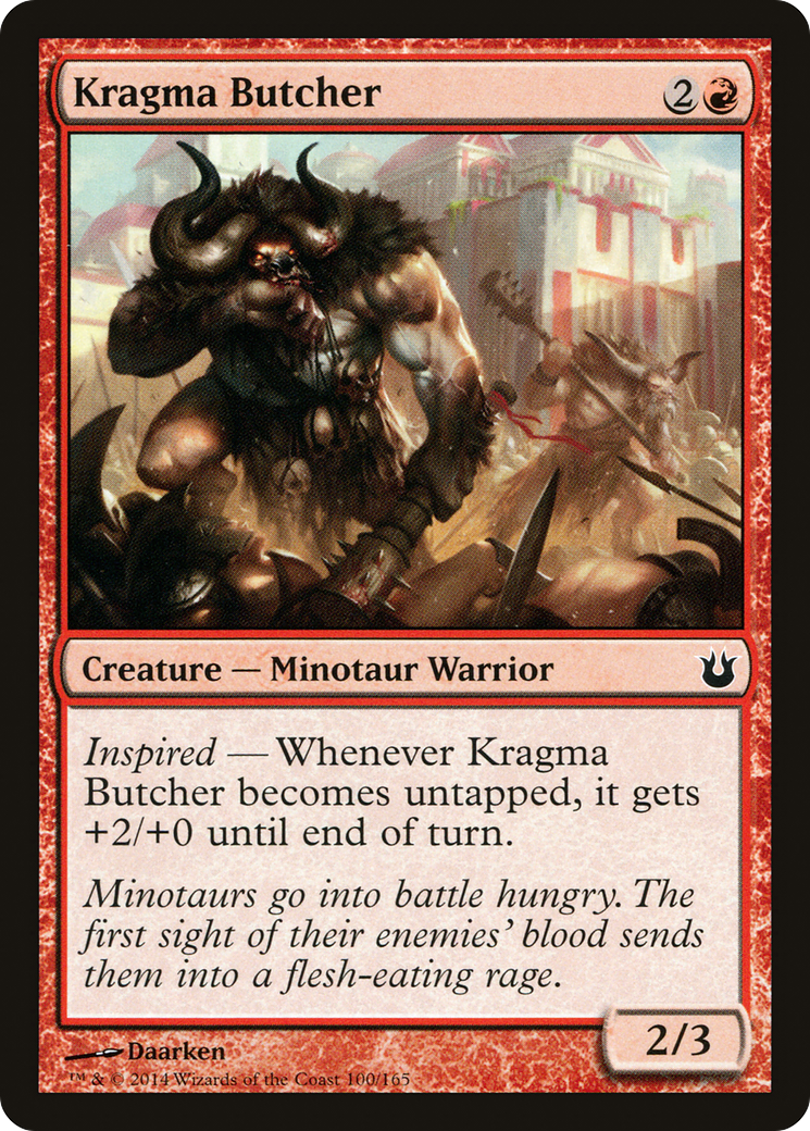 Kragma Butcher (BNG-100) [Born of the Gods] MTG Single Wizards of the Coast
