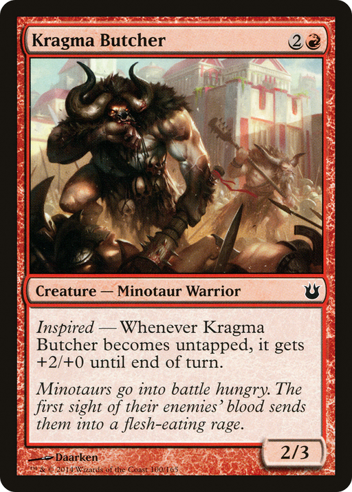 Kragma Butcher (BNG-100) [Born of the Gods] MTG Single Wizards of the Coast