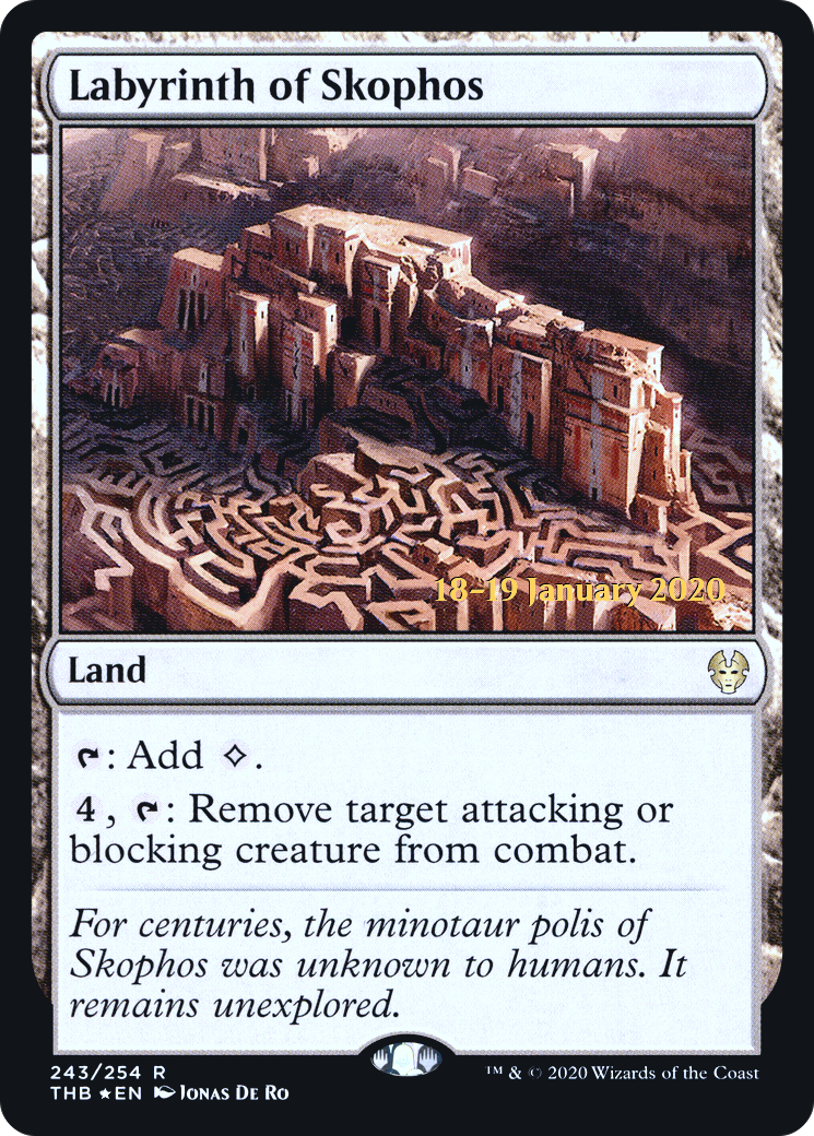 Labyrinth of Skophos (PRE-243) [Theros Beyond Death Promos] Foil MTG Single Wizards of the Coast