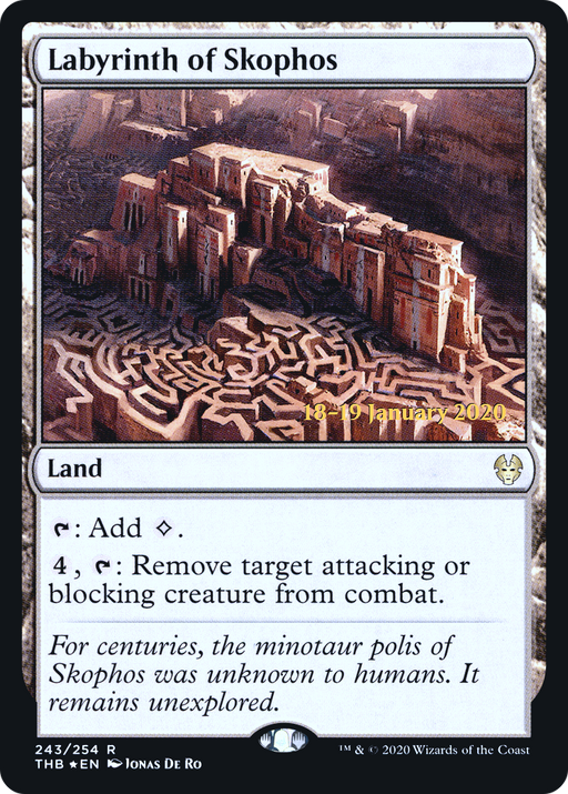 Labyrinth of Skophos (PRE-243) [Theros Beyond Death Promos] Foil MTG Single Wizards of the Coast