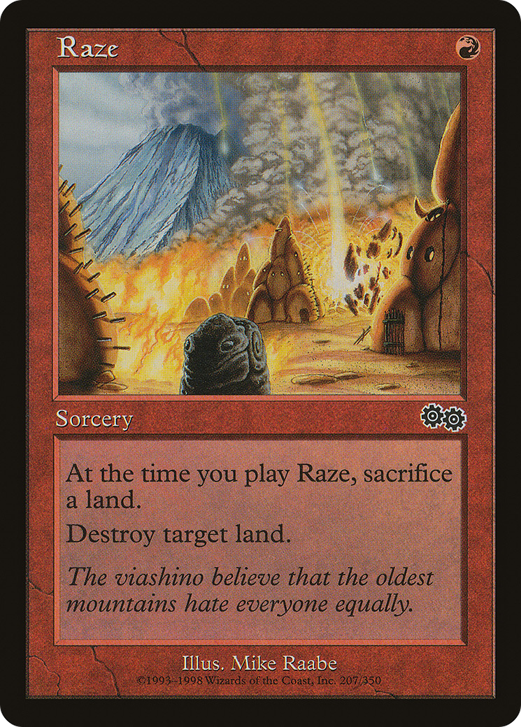 Raze (USG-207) [Urza's Saga] MTG Single Wizards of the Coast