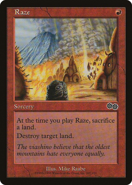 Raze (USG-207) [Urza's Saga] MTG Single Wizards of the Coast
