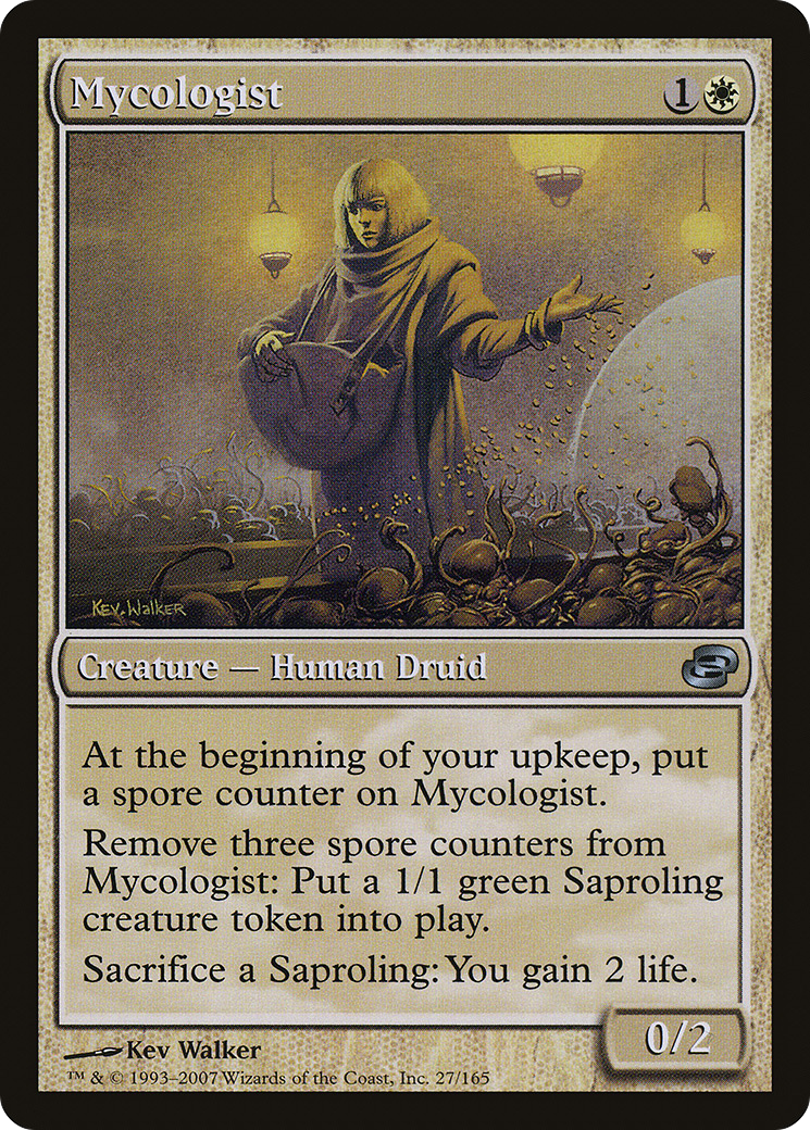 Mycologist (PLC-027) [Planar Chaos] (colorshifted) Foil MTG Single Planar Chaos