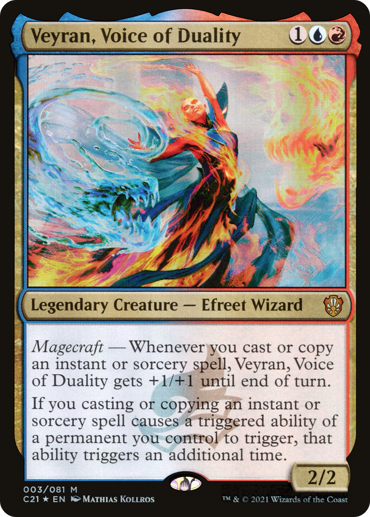 Veyran, Voice of Duality (C21-003) [Commander 2021] Foil MTG Single Wizards of the Coast