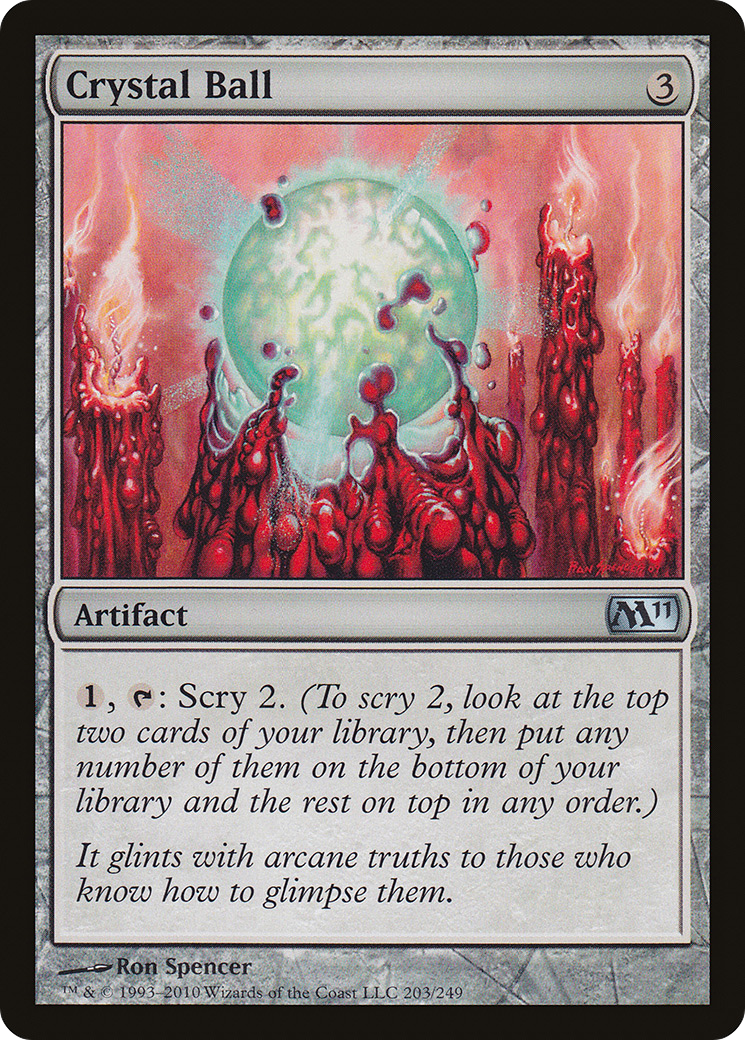 Crystal Ball (M11-203) [Magic 2011] MTG Single Wizards of the Coast