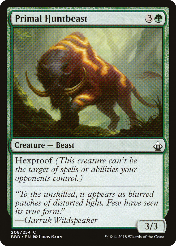 Primal Huntbeast (BBD-208) [Battlebond] MTG Single Wizards of the Coast
