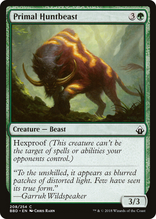 Primal Huntbeast (BBD-208) [Battlebond] MTG Single Wizards of the Coast