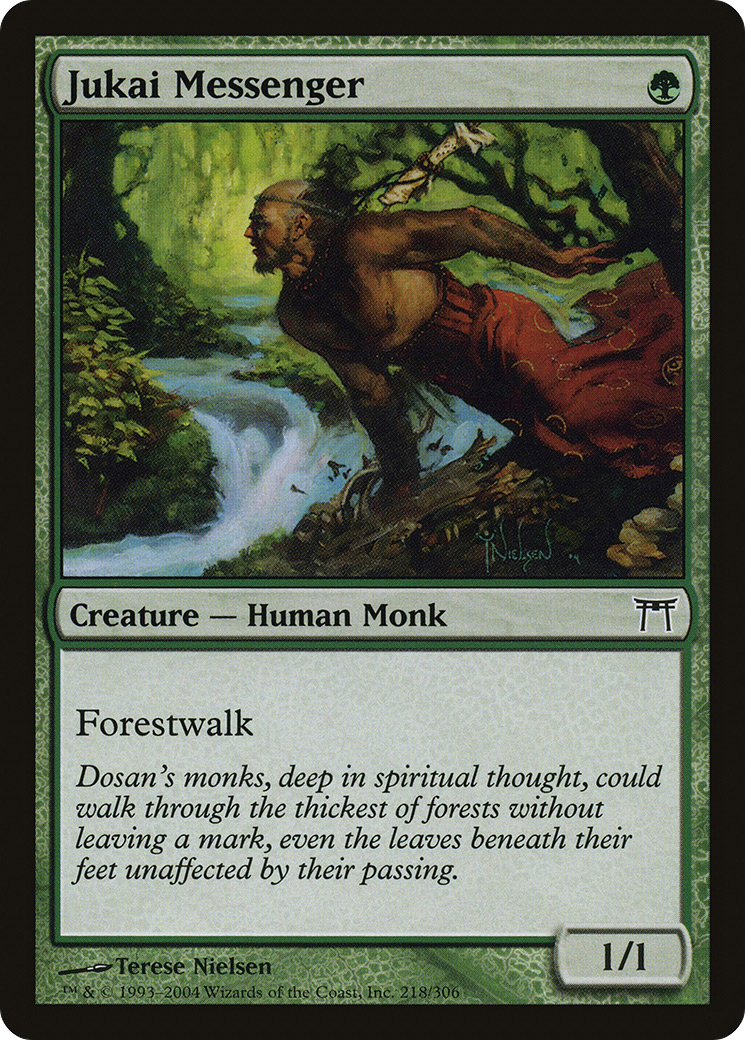 Jukai Messenger (CHK-218) [Champions of Kamigawa] MTG Single Wizards of the Coast