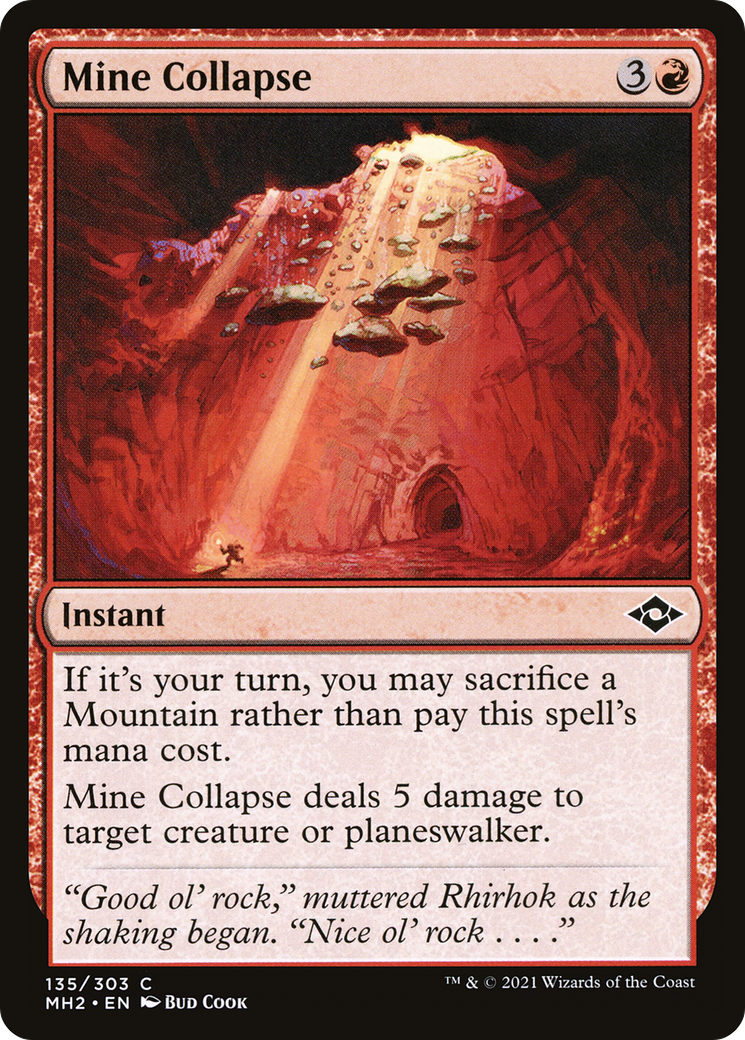 Mine Collapse (MH2-135) [Modern Horizons 2] MTG Single Modern Horizons 2