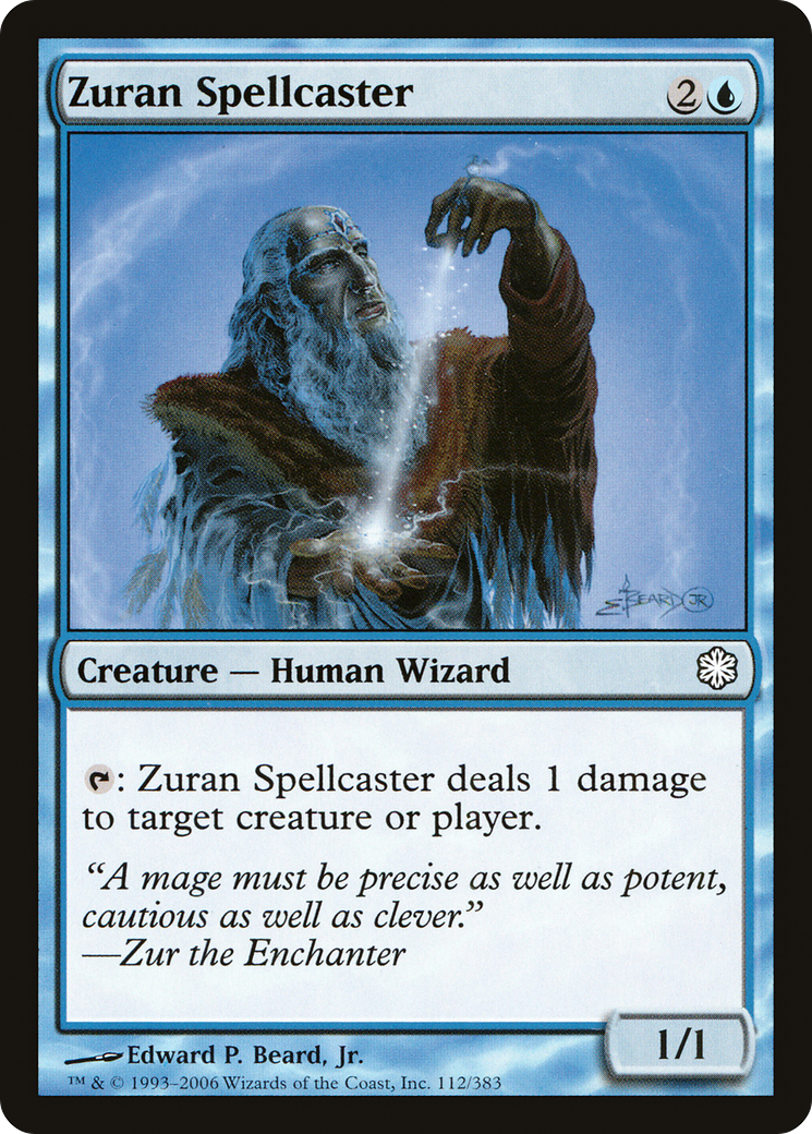 Zuran Spellcaster (CTD-112) [Misc] Coldsnap Theme Decks MTG Single Wizards of the Coast