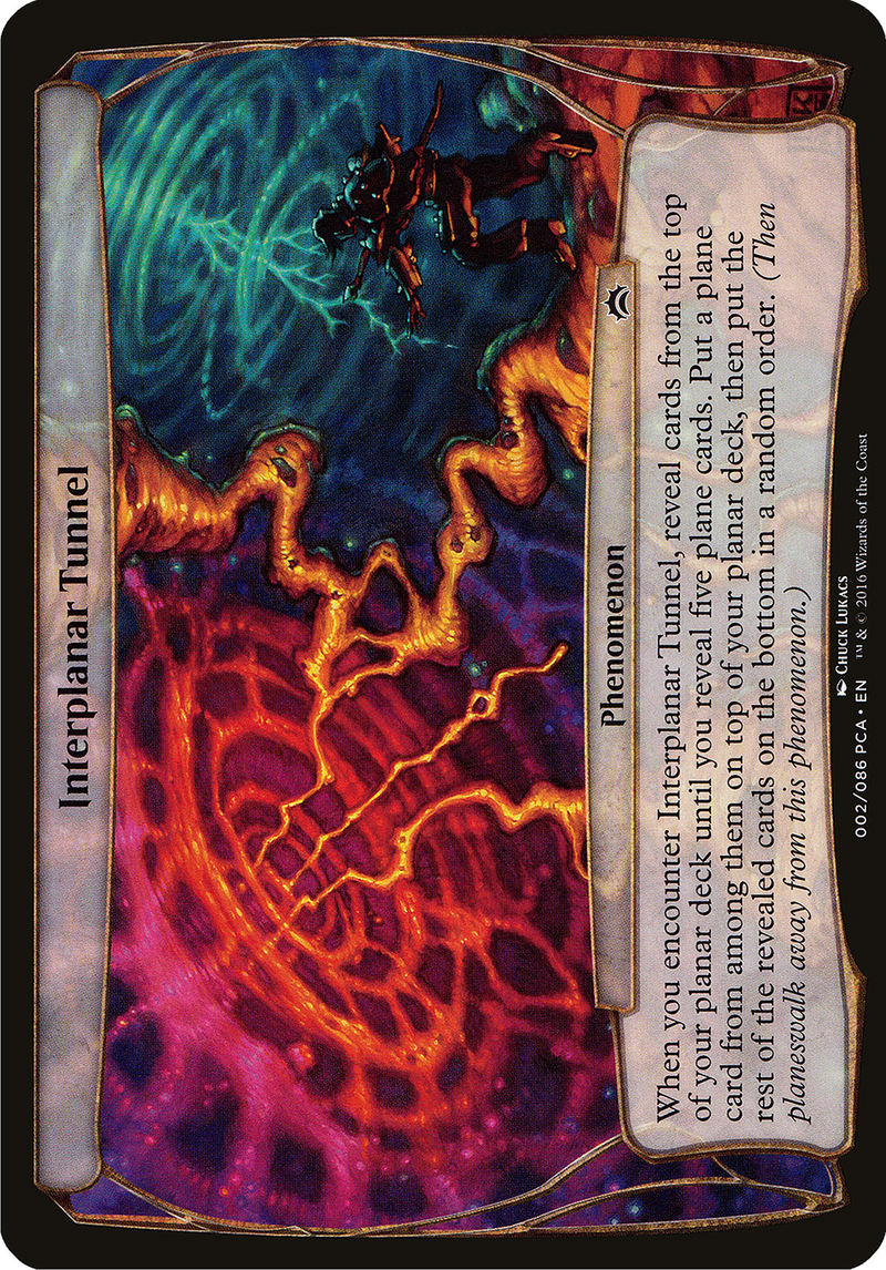 Interplanar Tunnel (Planechase Anthology) (OVER-002) [Oversized] Planechase Anthology Planes MTG Single Wizards of the Coast