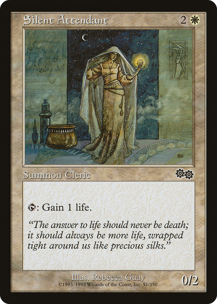 Silent Attendant (USG-051) [Urza's Saga] MTG Single Wizards of the Coast