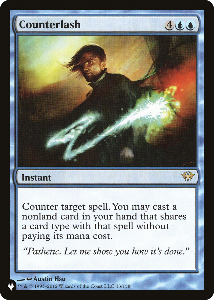 Counterlash (LIST-DKA-33) [Mystery Booster] The List MTG Single Wizards of the Coast